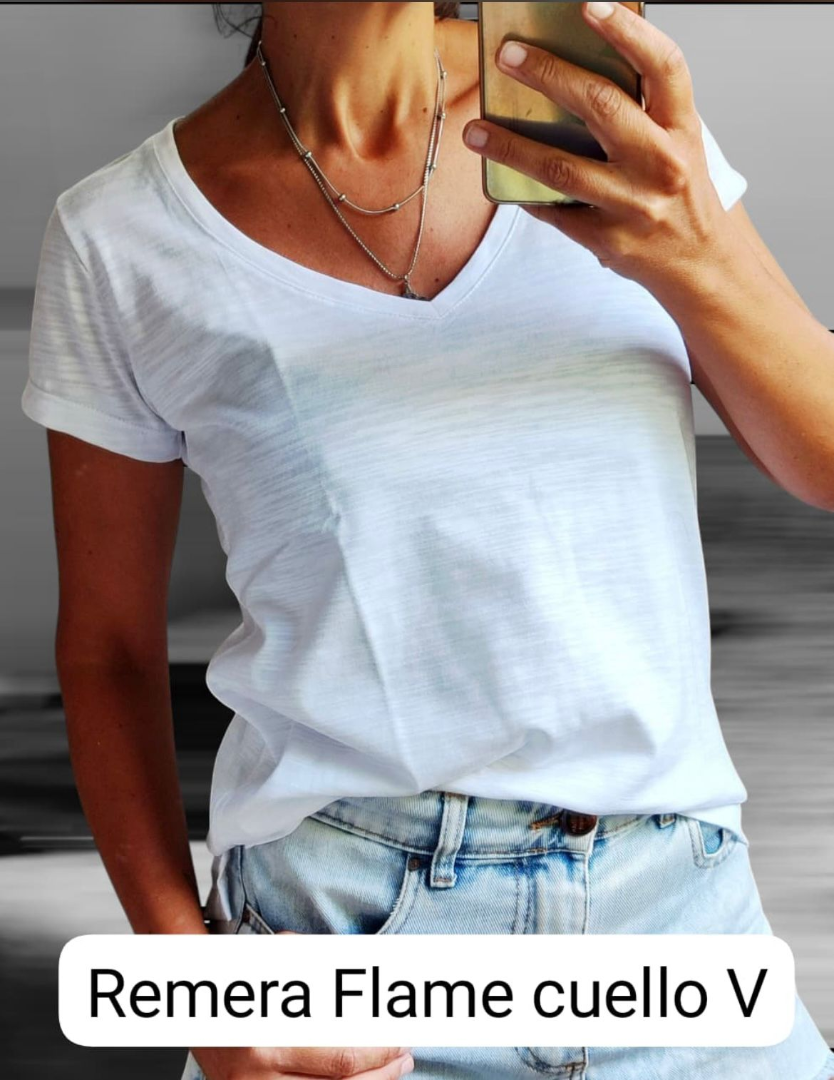 Remera flame